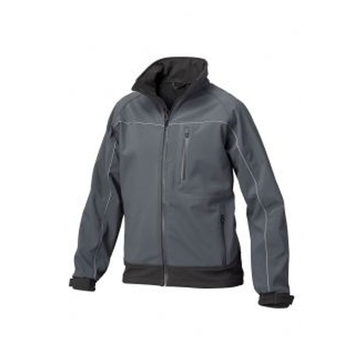 Giubbino Soft shell, colori Blu e Grigio