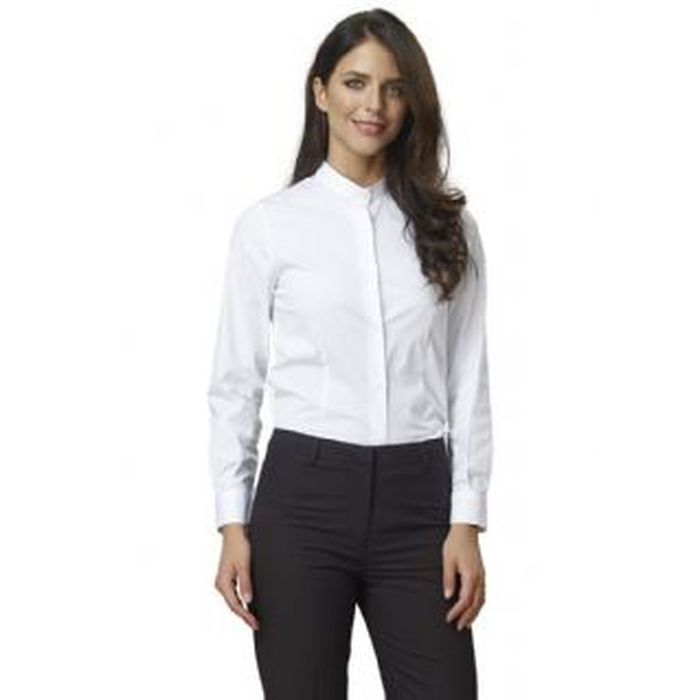 Camicia Rubina donna collo coreana elasticizzata  , tg. XS/XXXL