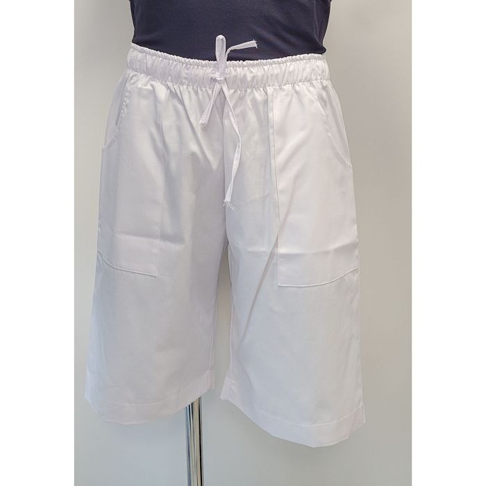 Bermuda bianco cotone