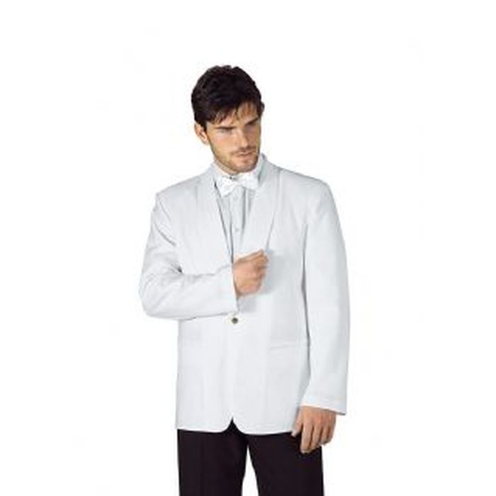 Giacca scialle, bianco