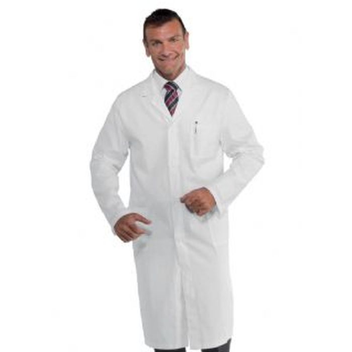 Camice Medico uomo, manica lunga, colore bianco