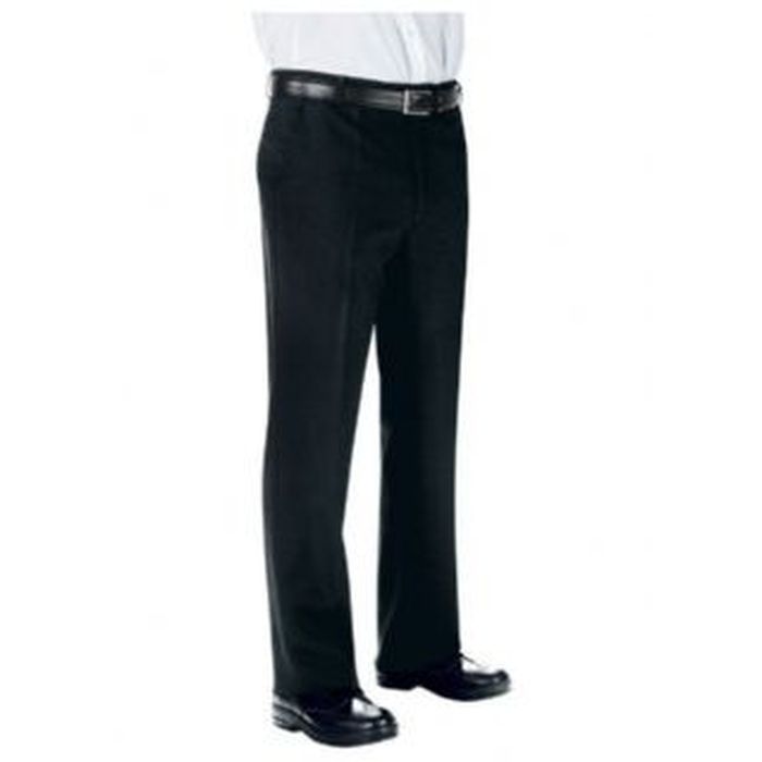 Pantalone uomo senza pinces Super Fresh, nero