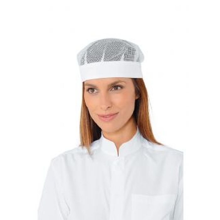 Cappello Bob, unisex, con rete, bianco