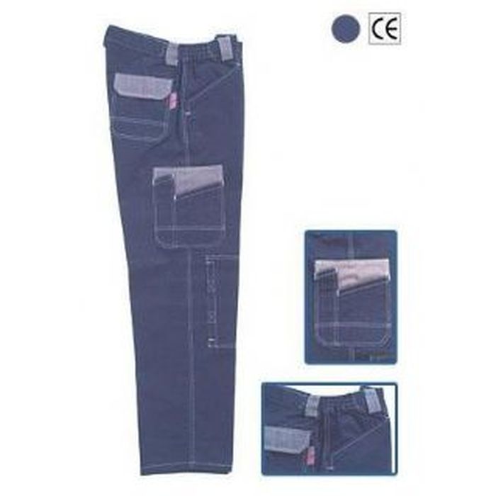 Pantalone Globo Blu/Grigio