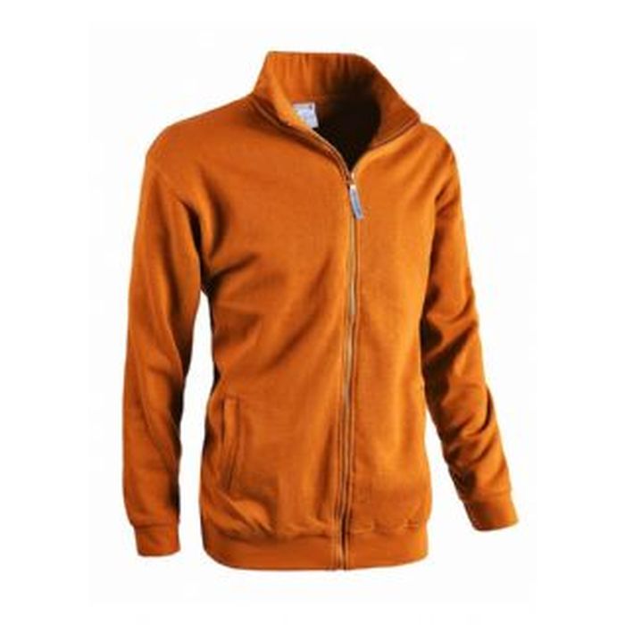 Felpa Jump/Jaggy full zip con collo alto, maniche lunghe