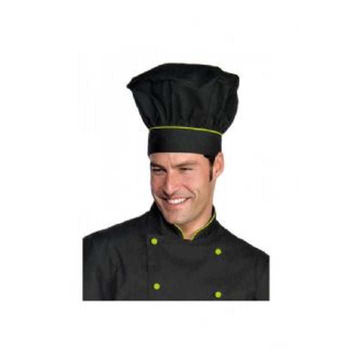 Cappello cuoco Nero+Mela, misto cotone
