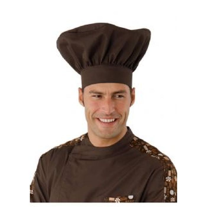 Cappello cuoco Cacao, misto cotone