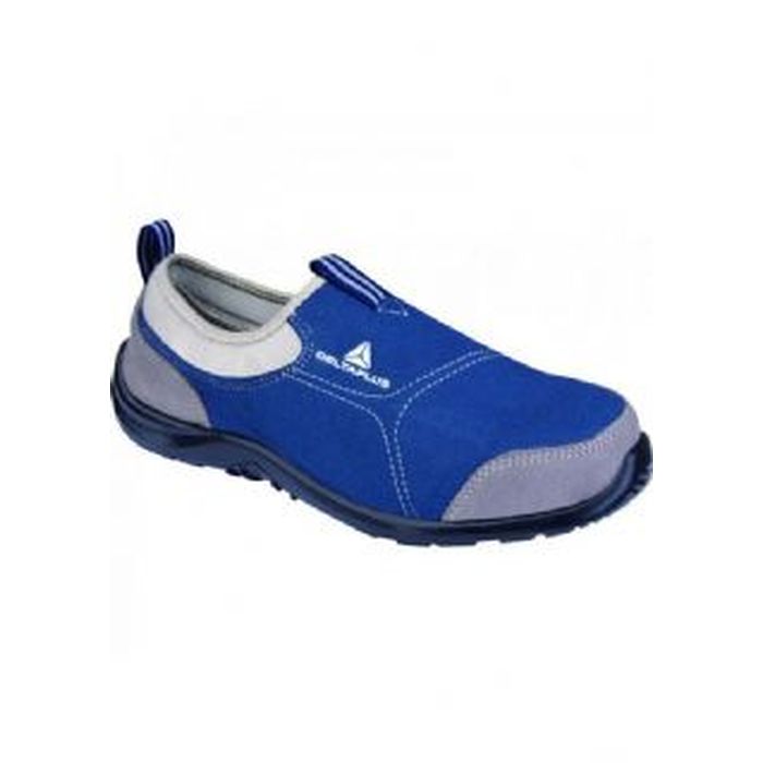 MOCASSINO blu/nero con puntale, S1 SRC