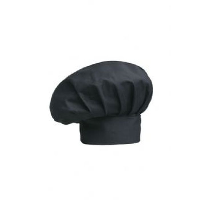 Cappello cuoco Nero, misto cotone
