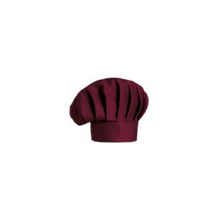 Cappello cuoco Bordeaux, misto cotone