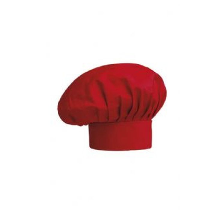 Cappello cuoco Red, misto cotone