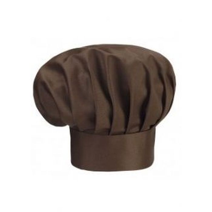 Cappello cuoco Brown, misto cotone