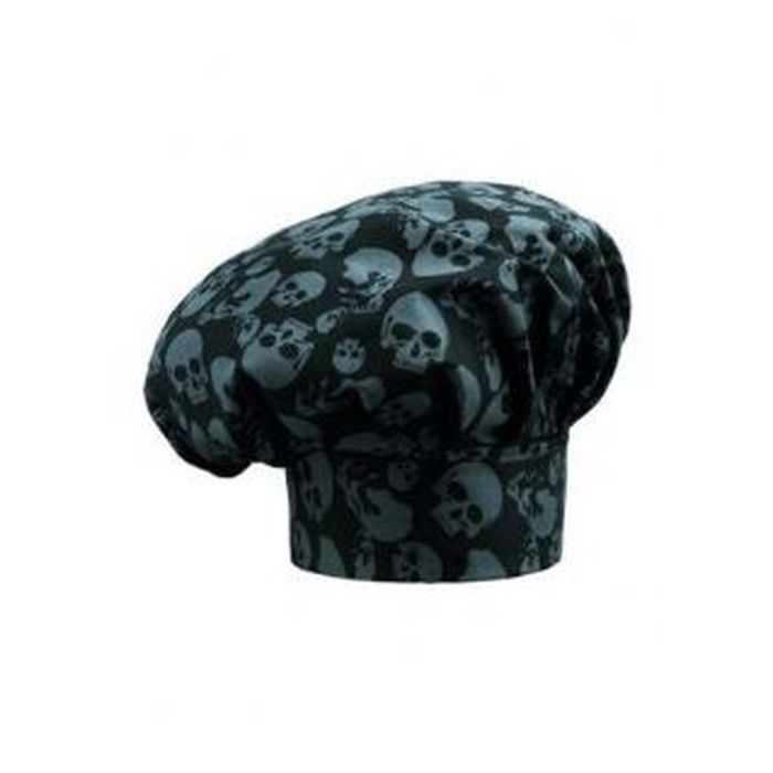 Cappello cuoco Skulls, cotone