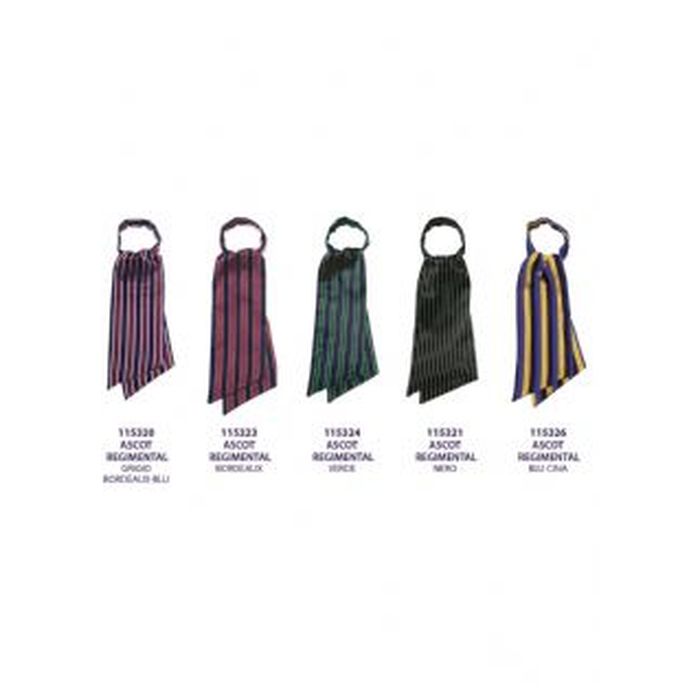 Ascot / foulard Regimental, colori assortiti