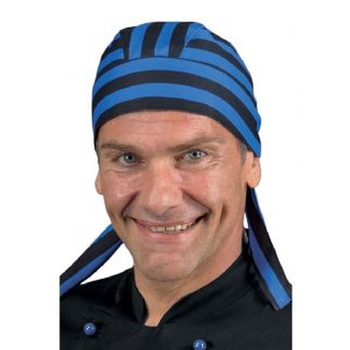 Bandana cuoco Nero-Azzurro