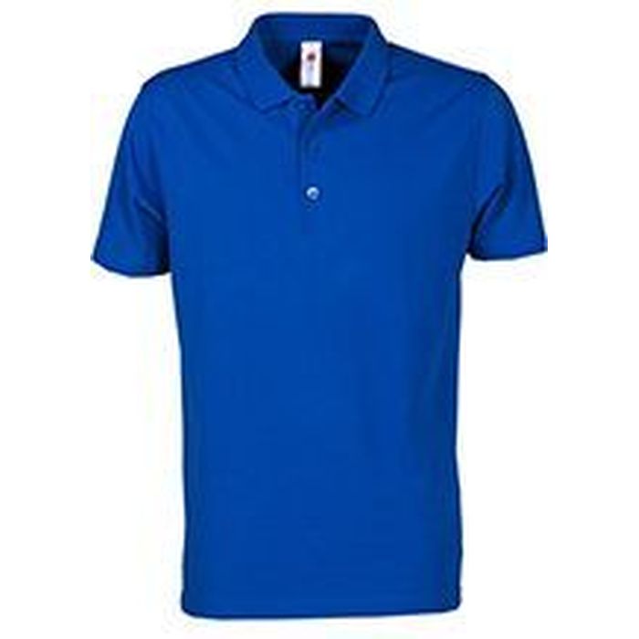 Polo unisex mezza manica, piquè pettinato 180 gr.