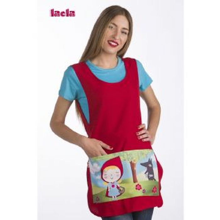 Scamiciato scuola con tasca Caperucita