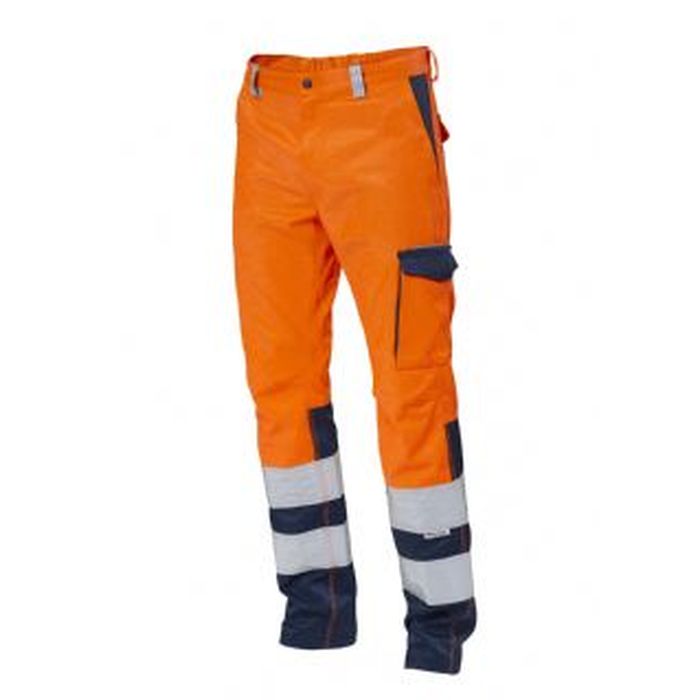 Pantalone alta visibilità Advance, arancio/blu