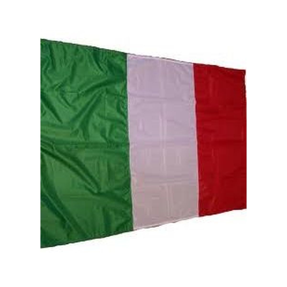 Tessuto fodera stampato bandiera Italia tricolore H. 150cm