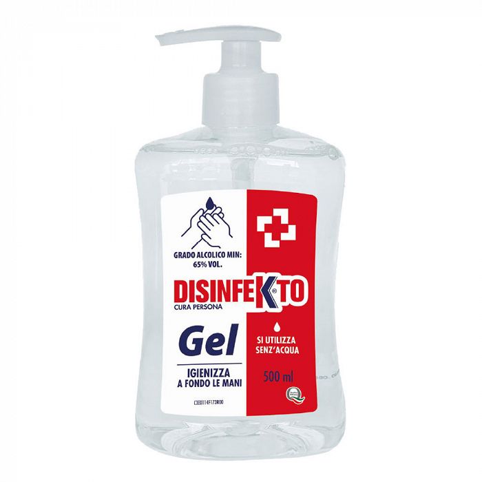 Gel igienizzante mani con dispenser